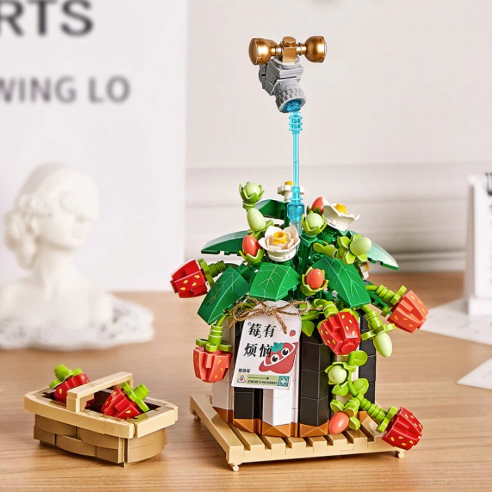 LOZ - Strawberry Cherry Blossom 1284 - 686 pcs